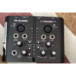 M-Audio M-Track 2 Channel USB Audio Interface XLR-MIDI
